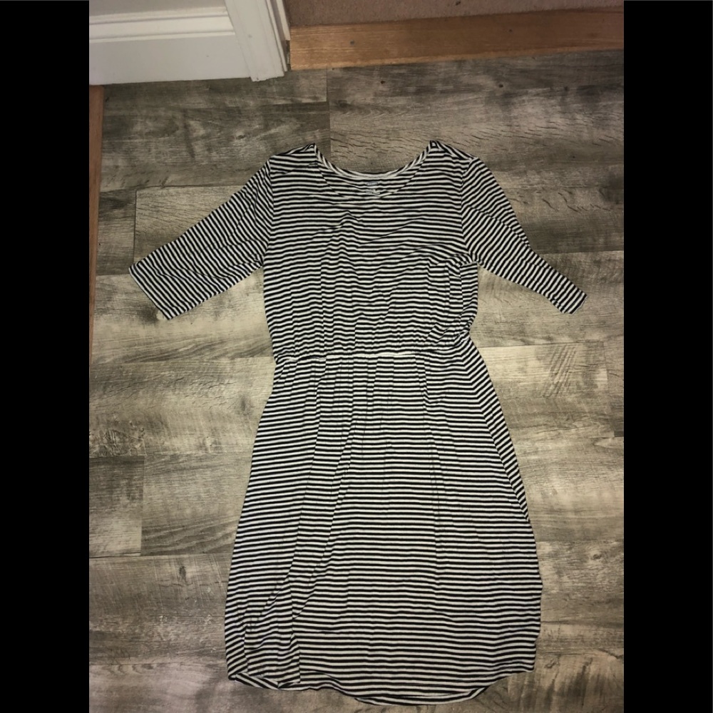 Stripped girls dress